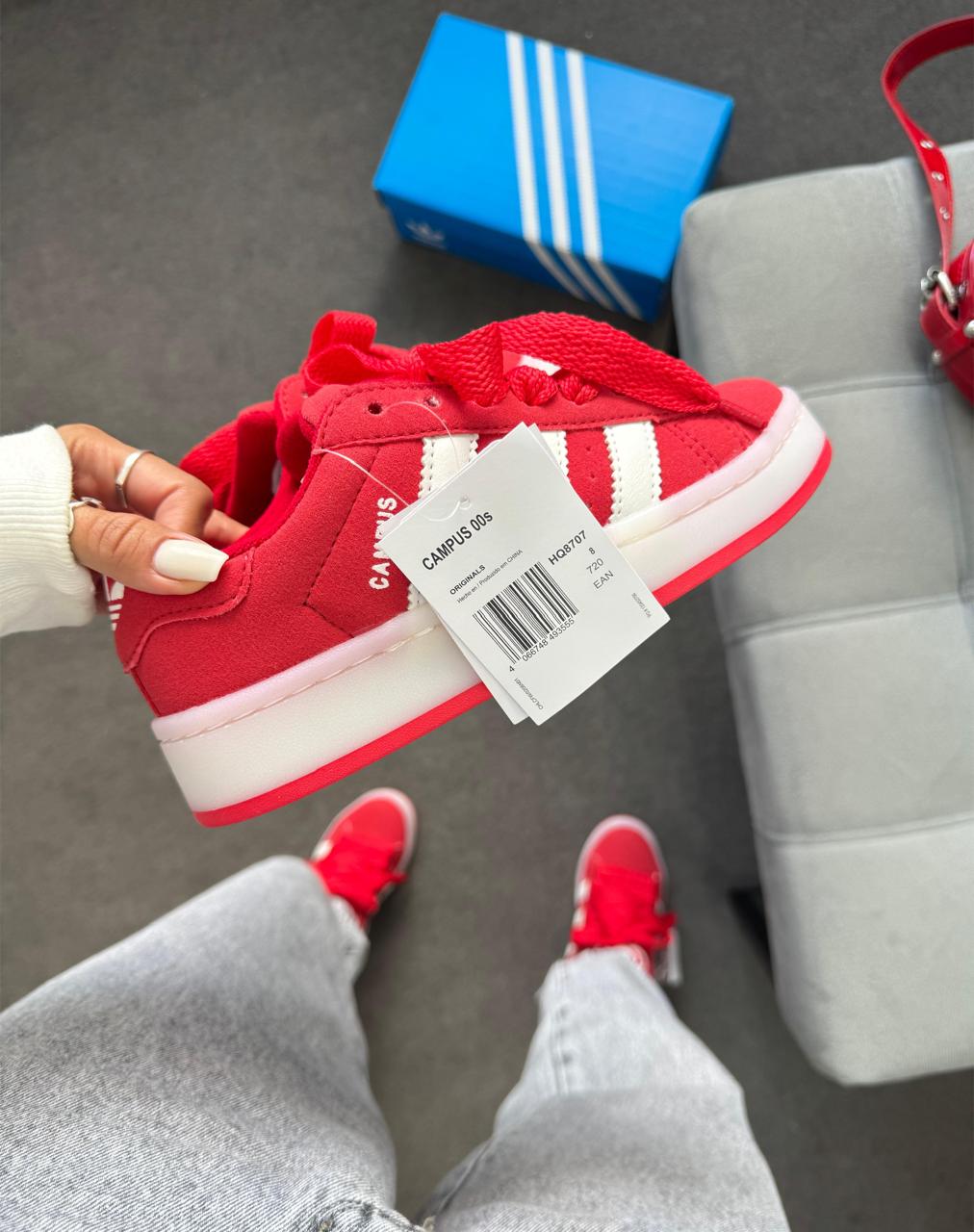 ADIDAS CAMPUS LUXO VERMELHO