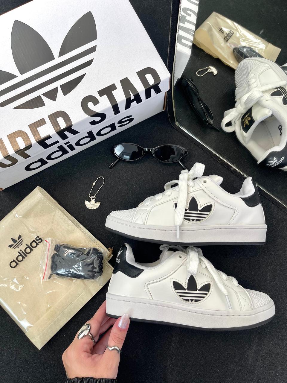 ADIDAS SUPER STAR II PRETO