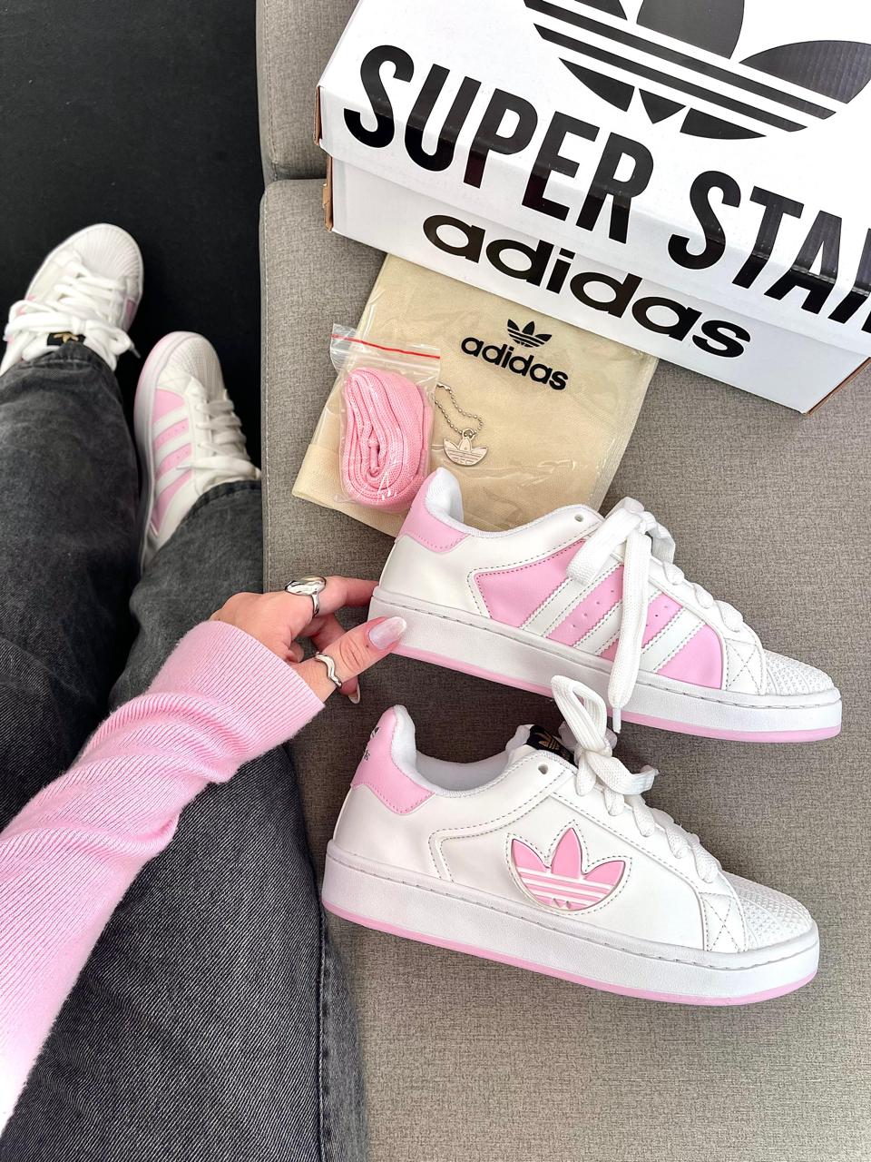 ADIDAS SUPER STAR II ROSA